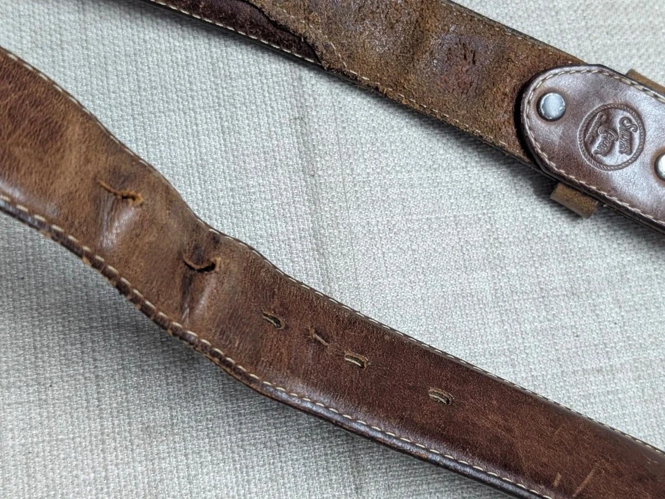 Vintage NATIVO AMERICANO Hebilla Cinturón 40 Cuero SUROESTE Indio Estampado Vaquero Foto 3 de 4