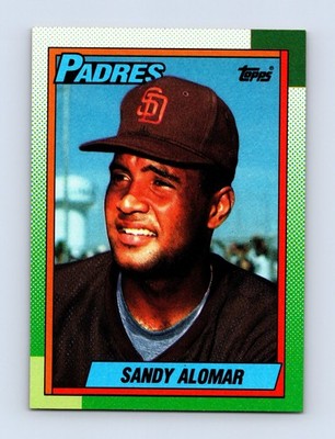 Sandy Alomar 1990 Topps #353 San Diego Padres NMT or Better