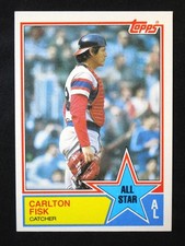 1983 TOPPS ALL-STAR Carlton Fisk #393