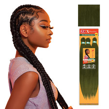 X-Pression Prestretched Braiding Hair - 3X Braid 58 Inch All Kanekalon Flame Ret