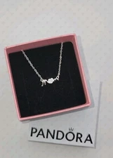 AUTHENTIC PANDORA Sparkling Mom (Mum) Pendant Necklace 392589C01 Gift 