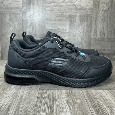 Skechers Skech-Air Sneaker Mens 10 Black Memory Foam Mesh Athletic NEW