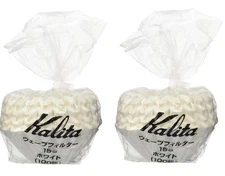 Kalita Wave Filter 155 100 Sheets White for 1-2 Persons Japan