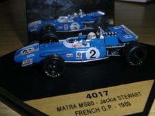 Quartzo4017 1/43 MATRA MS80 2 FRENCH GP 1969 Jackie STEWART Age14+