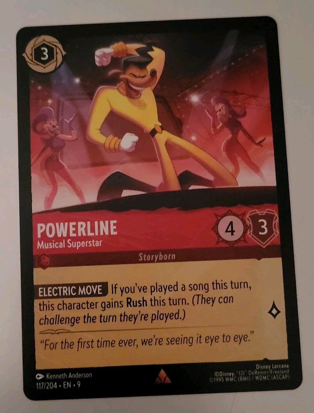 Disney Lorcana TCG - Fabled: Powerline (117/204) - Rare - Near Mint