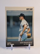 Will Clark 1989 Star Kevin Mitchell #7 Baseball MLB Card San Francisco Giants