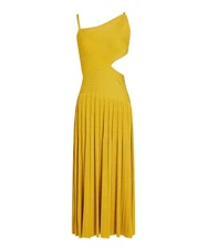 Zimmermann Devi Lurex Midi Dress | Metallic, Knit Fabril, Cut Out, Tie, Backless