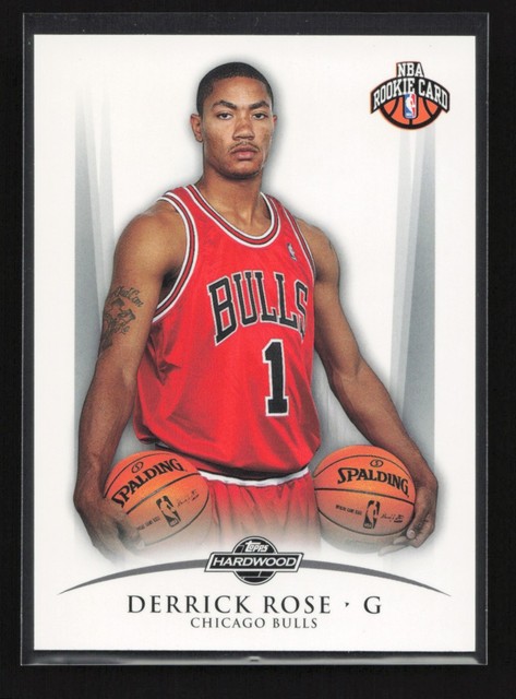 2008-09 Topps Hardwood Base /2009 BCCG Derrick Rose RC #101 Chicago Bulls