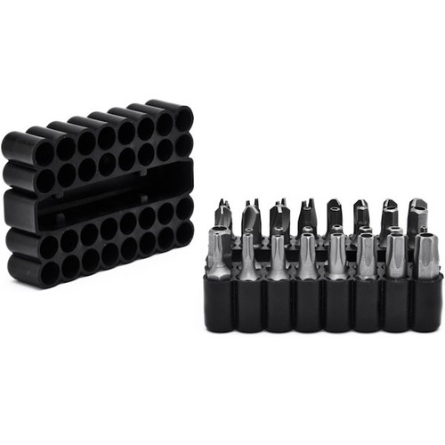 34 pc 1" Security Hex Torx Tri-wing Power Drill Screwdriver Tool Bit Set Kit Box - Picture 2 of 4