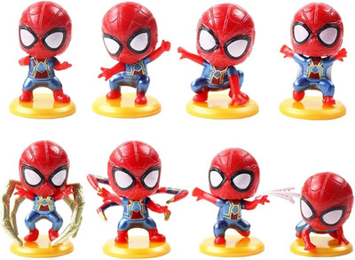 Tortenfiguren,8 Stück Tortendeko Spielzeug,Cake Topper,Kuchendekoration,Mini Fig