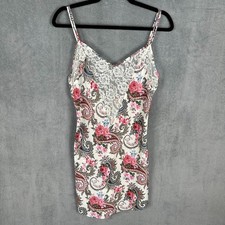 Victorias Secret Vintage Gold Label Slip Nightgown Small Pink Floral Y2K Fairy