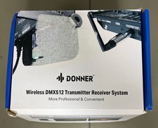 Donner Wireless DMX512 Transmitter Receiver DJ 2.4G DMX Wireless Controller 7 Re