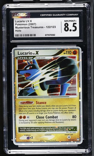 Lucario LV.X graded CGC 8.5 for sale on eBay