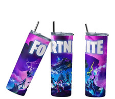 LK22Designs Fortnite Inspired Tumbler 600ml Stainless Steel Water Bottle