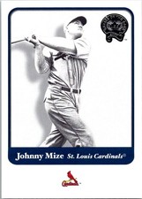 2001 Fleer Greats of the Game #14 Johnny Mize