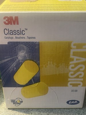 3M 312-1201 E-A-R Classic Earplug - Yellow (150 Pair)
