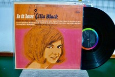CILLA BLACK IS IT LOVE.  STEREO.  ENGLAND SINGER .  EXC.    LP.