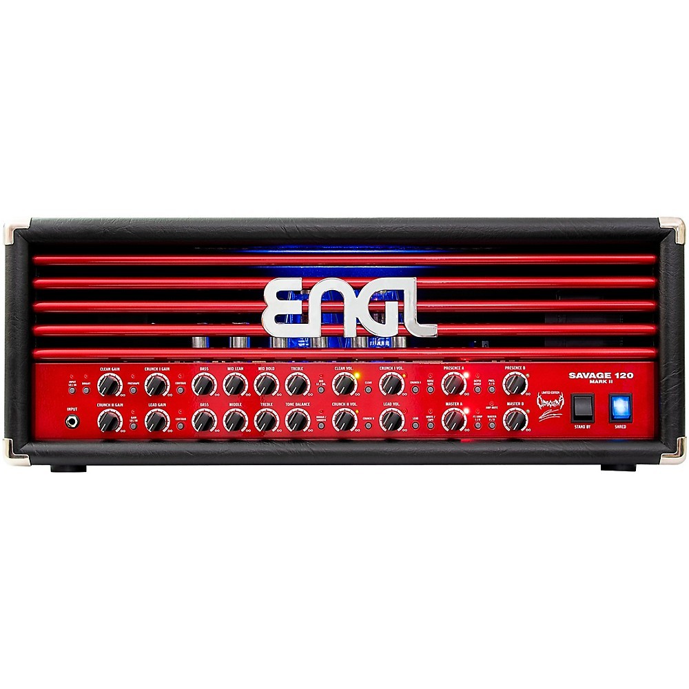 ENGL E610II Obscura Signature Savage 120 LE 120W Tube Guitar Amp Head BlackRed