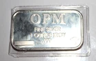 1 Troy Ounce OPM Mushroom Ohio Precious Metals .999 With Mushroom Silver Bar
