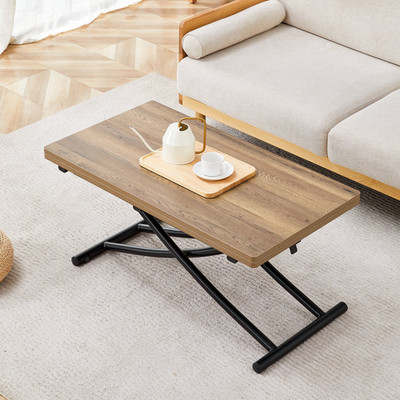 Modern Lift Top Coffee Table   Multifunctional Adjustable Table with Storage, MD