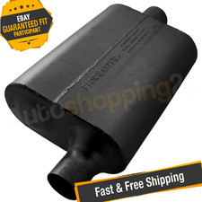 Flowmaster 942041 2.00 Offset Incenter Out 40 Delta Flow Chambered Muffler