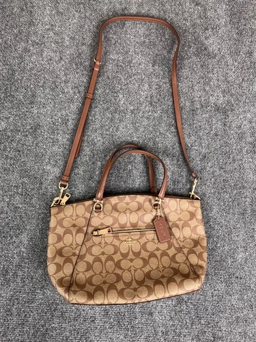 Coach Prairie Signature Crossbody Leather Brown/Beige Bag F79998