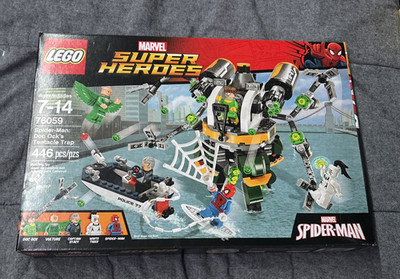 76059 DOC OCK'S TENTACLE TRAP LEGO set SPIDER-MAN Vulture White Tiger NEW SEALED
