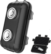 Magnetic Key Holder Box Hide a Key Waterproof Under Car Key Case Black 1 Pack