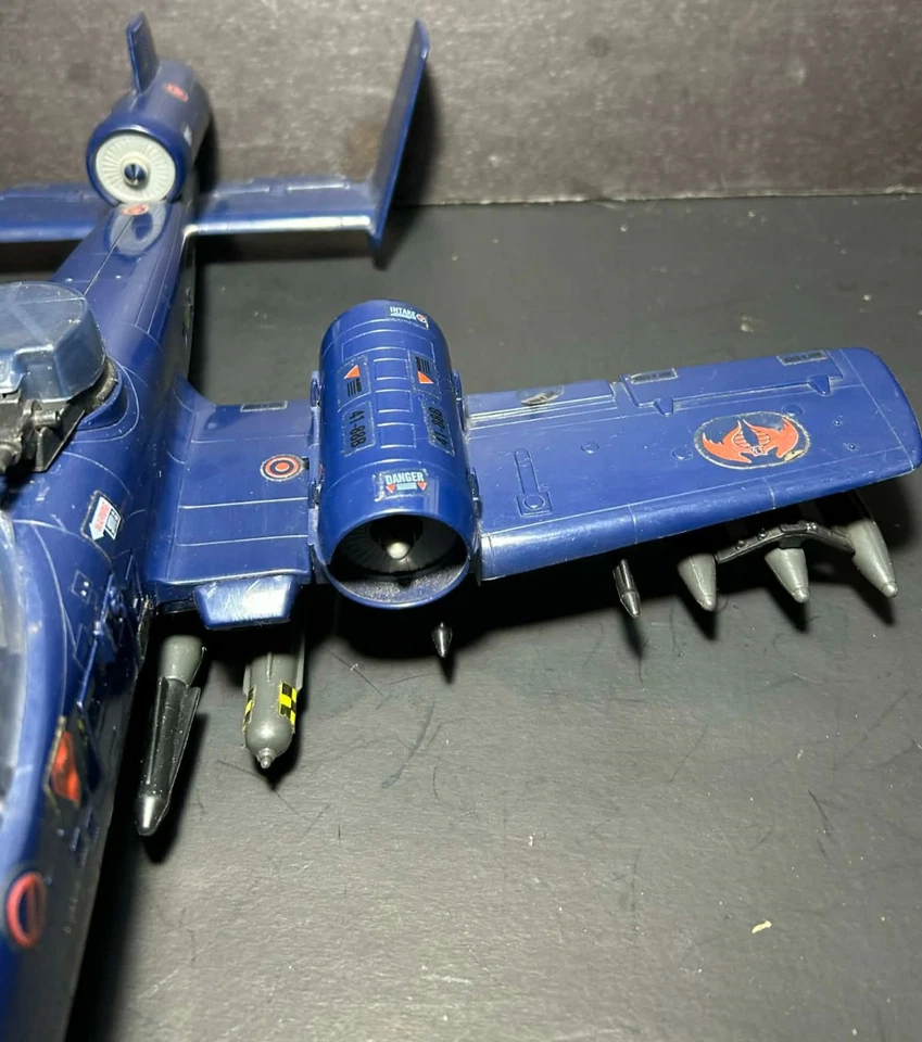 GI Joe Cobra Rattler con Comadreja Salvaje 100% Completo 1984 Jet A-10 Muy Bonito Foto 3 de 4