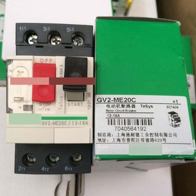 Neu Schneider Leistungsschalter 13-18 A GV2-ME20C Kostenloser Versand