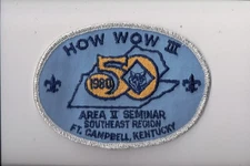 1980 Area II Seminar Southeast Region How Wow patch