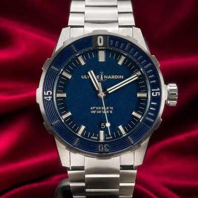 Ulysse Nardin Diver Full Set Blue Men's Watch - 8163-175/93