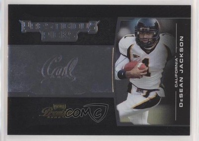 2008 Prestige Prestigious Picks Black /500 DeSean Jackson #PPI-11 Rookie RC 0o75