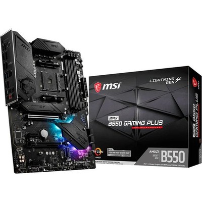 MSI de jeu MPG B550 Gaming Plus Mainboard AM4 ATX DDR4 M.2 USB-C Ryzen 5000/3000