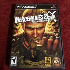 Mercenaries 2: World in Flames (Sony PlayStation 2, Ps2) CIB Complete Tested