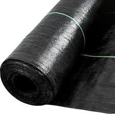 1Pack Weed Barrier Fabric PE Ground Cover Mat for Garden Driveway