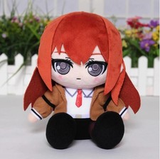Steins;Gate Makise Kurisu Plush Doll Stuffed Toys Plushies Sitting Toy 19cm