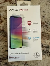 ZAGG Invisible Shield Glass Elite Visionguard Screen, Apple iPhone 14/13/13 Pro