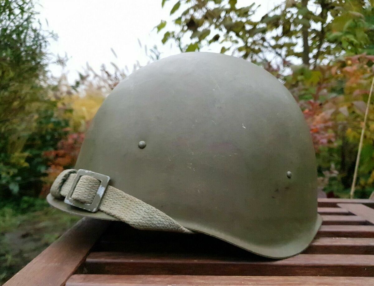 Original Steel Helmet SSh 40 WWII Russian Military Soviet Original Steel Helmet SSh 40 WWII Russian Military Soviet