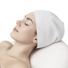 20-Pack Disposable Hair Wraps -Large, Soft Head Wraps for Spa Treatments AH1065