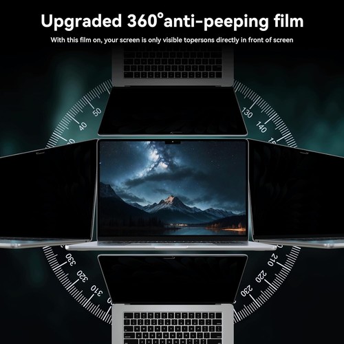 360° Privacy Screen MacBook Pro 13 inch& Air 13" Matte Anti Glare Blue Light - 第 7/7 張圖片