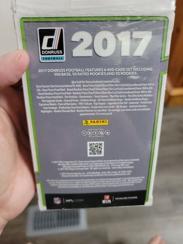 2017 Donruss Football HANGER BOX Green *Potential Mahomes RC - Picture 5 of 5