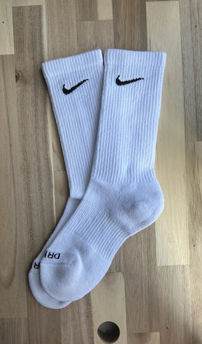 Nike Everyday Cushioned Cotton Crew Socks Small 2-6 Older Kids Teens Sportswear - Picture 2 of 6