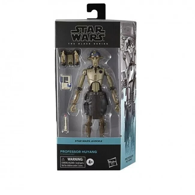 STAR WARS BLACK SERIE 6": PROFESOR HUYANG - #07 de AHSOKA NUEVO EN CAJA