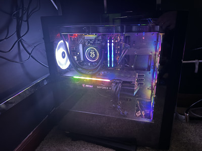 gaming pc intel i7, 3070, 1tb ssd, new aio cooler and new fans gently used 
