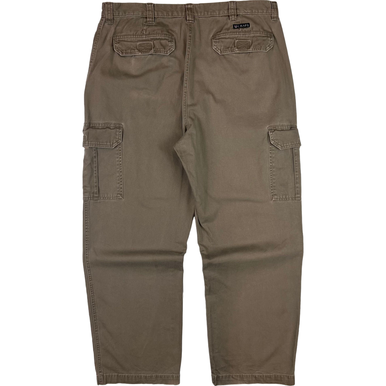 Chaps Cargo Trousers Brown Cotton W36 L30 image 2