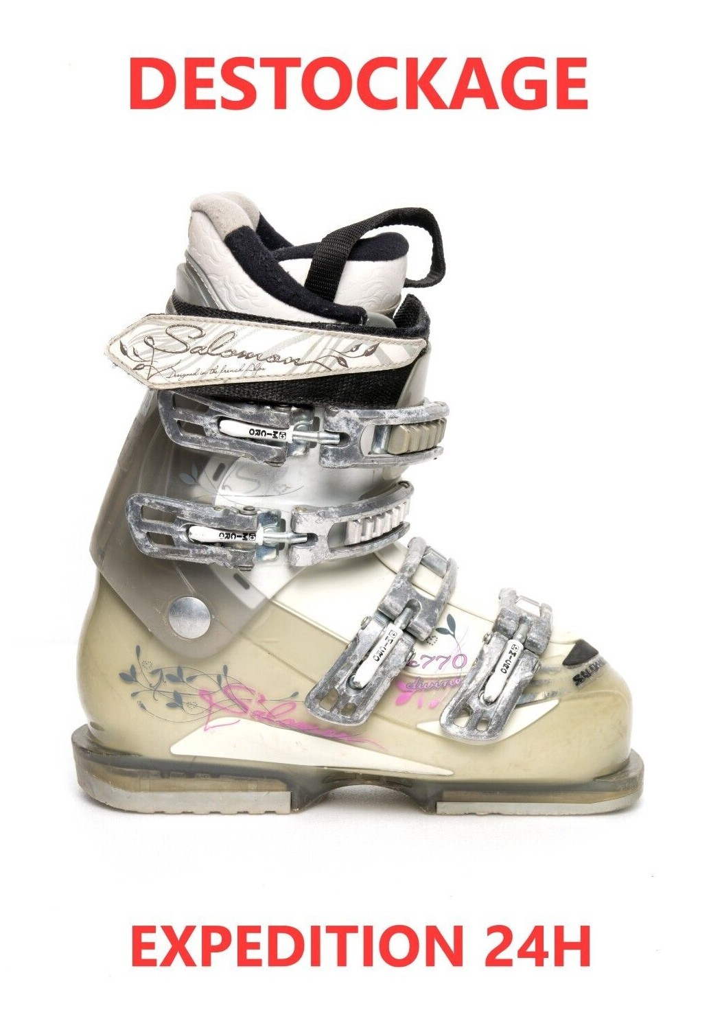 Scarpa Da Sci Adulta SALOMON "DIVINE" Taglia: 36 = Mondopoint: 23