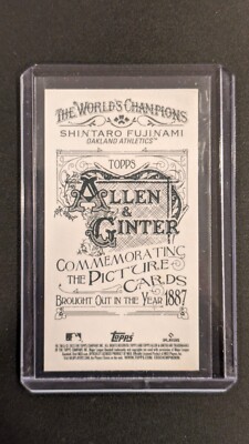 miniichannomimi✩.*˚ 2023 Topps Allen & Ginter Shintaro Fujinami RC Rookie A's Mini No