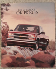 1996 Chevrolet Chevy Ck Pickup Dealer Sales Brochure Flyer 1996 Chevrolet Chevy Ck Pickup Dealer Sales Brochure Flyer