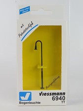 6940 VIESSMANN - ESCALA TT / H0 - FAROL BACULO 63MM / TT Swan neck lamp (c20